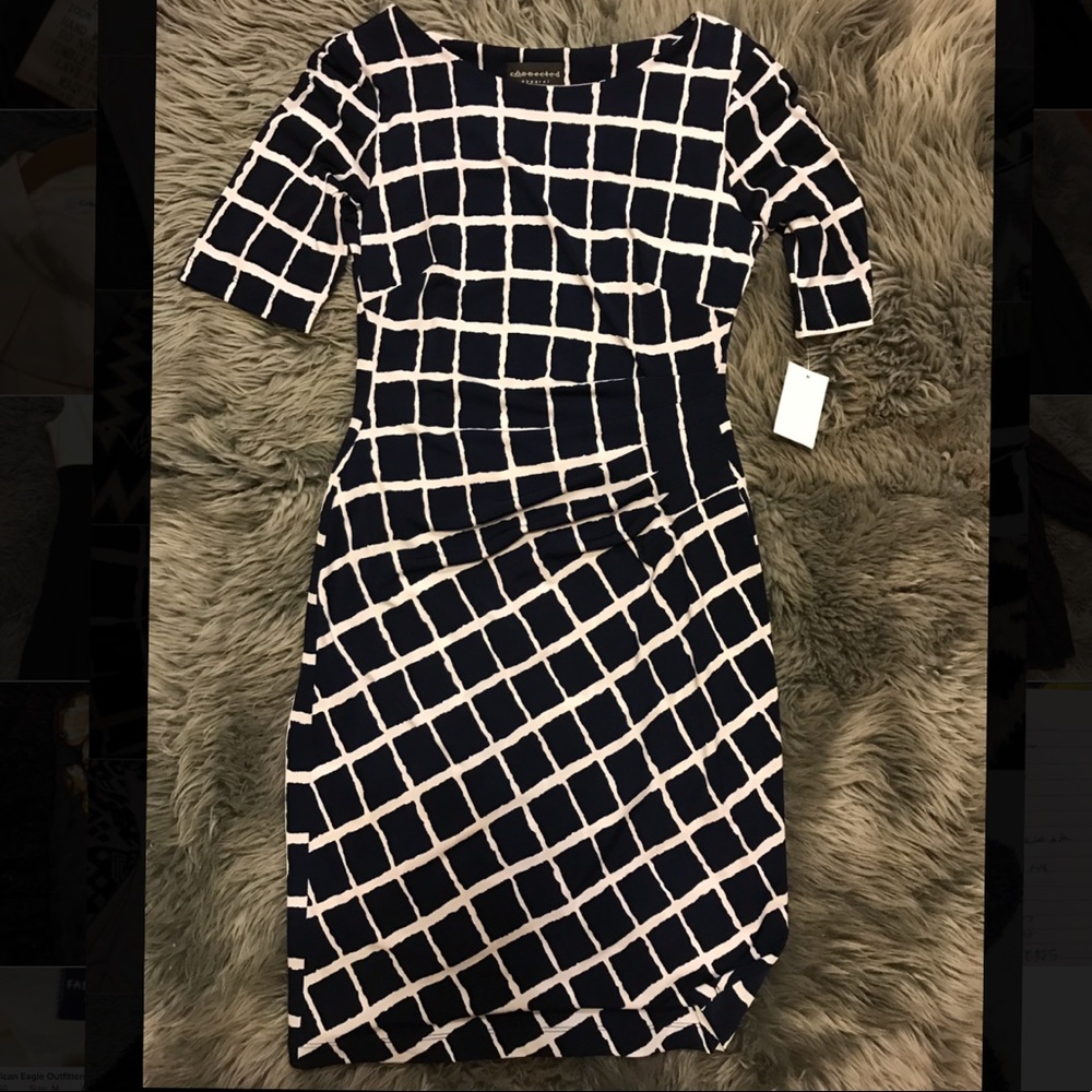Navy Connected Apparel Dress